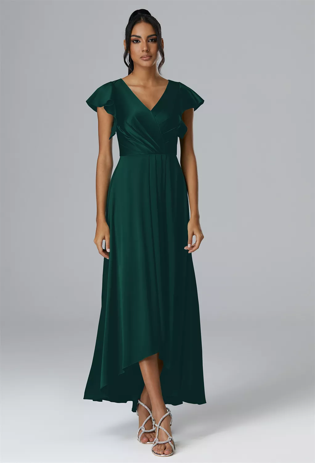 AW Sapota Hunter Green  Spring Wedding Guest Dresses